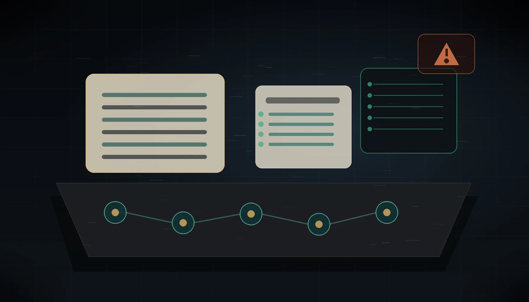 A dark control room where shared agent memory, startup files, per-agent workspaces, manifests, and runtime checks are reconciled before deployment.