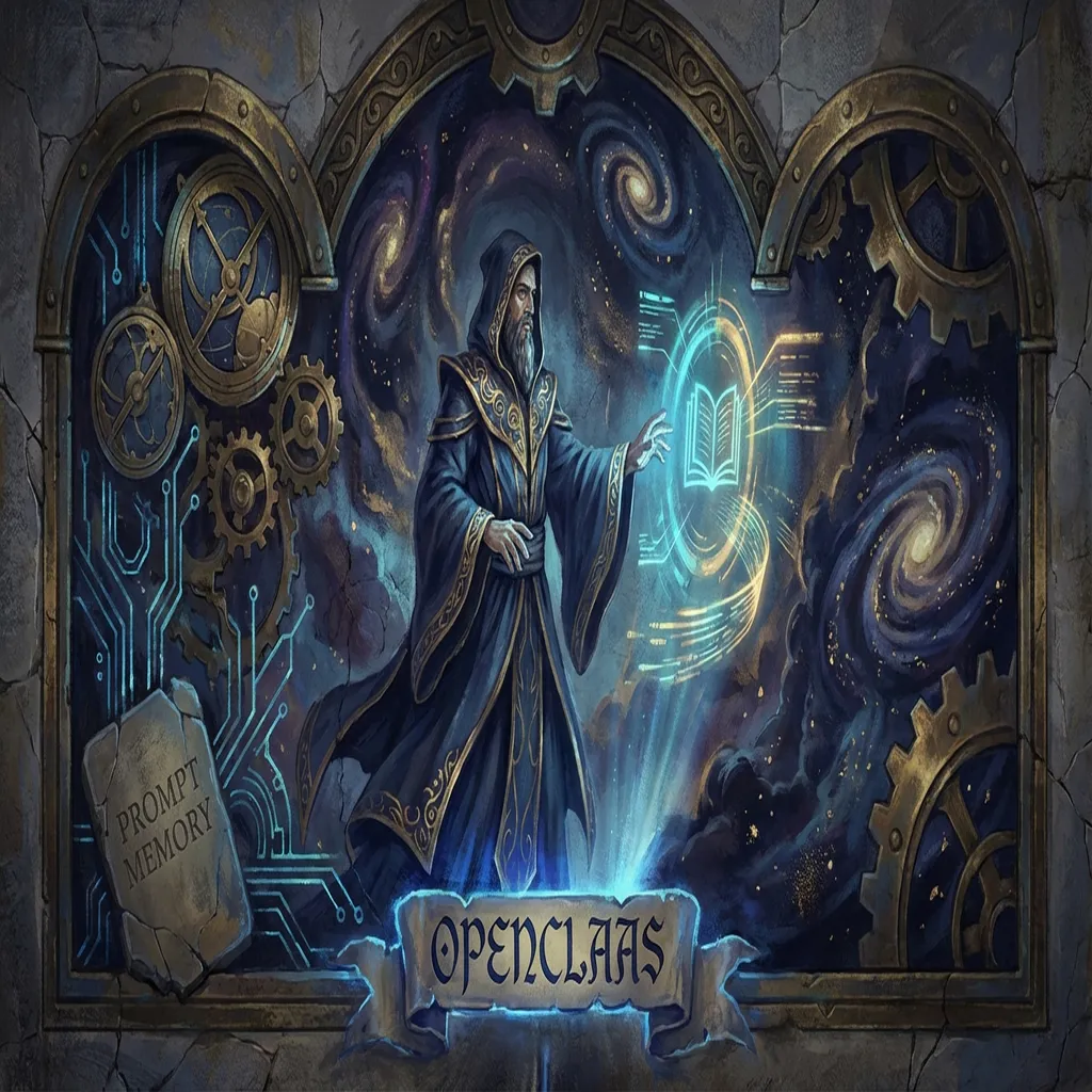 Illustration for OpenClaas and the End of Prompt Memory