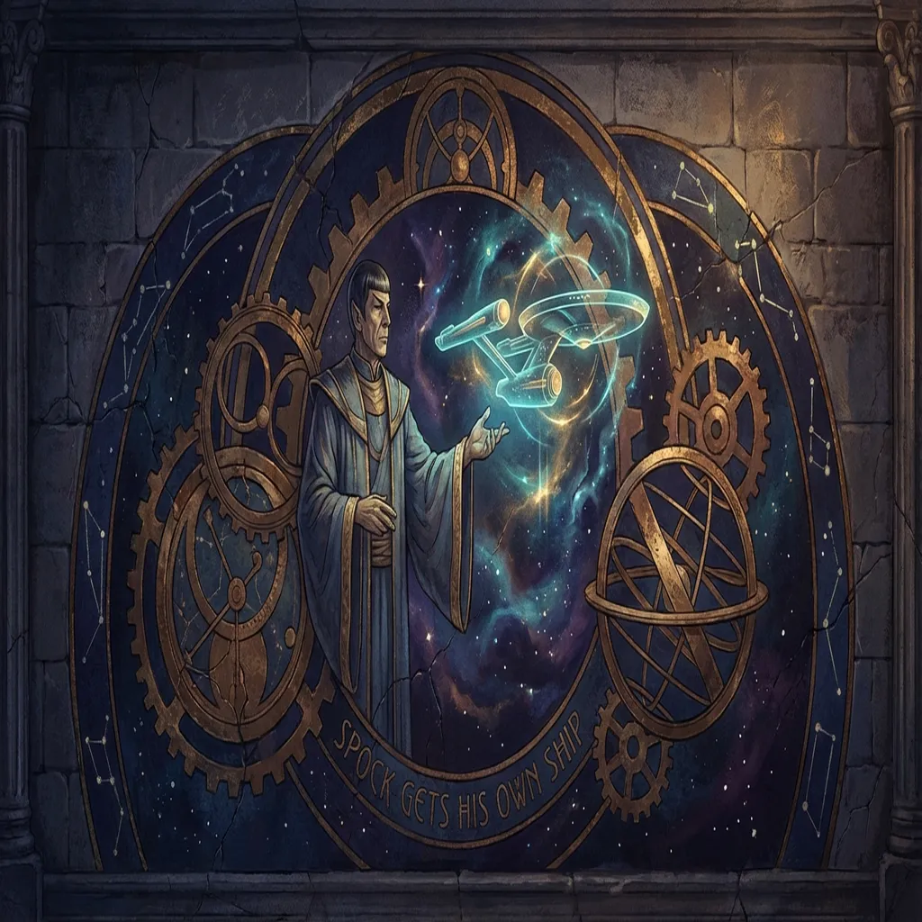 Illustration for Spock Gets His Own Ship